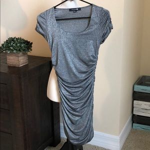 Scoop Neck Silver Party Dress by Forever 21 💃🏻